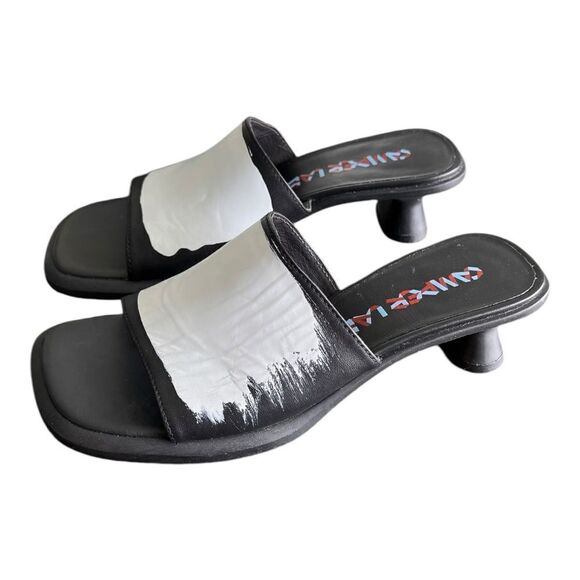 CAMPERLAB Black Dina Leather Sandals Size 37 - Picture 4 of 7